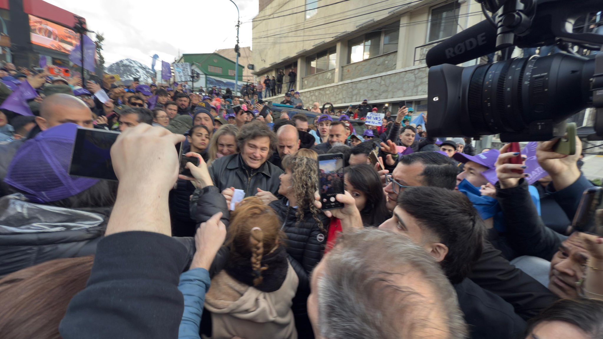 Milei en Ushuaia