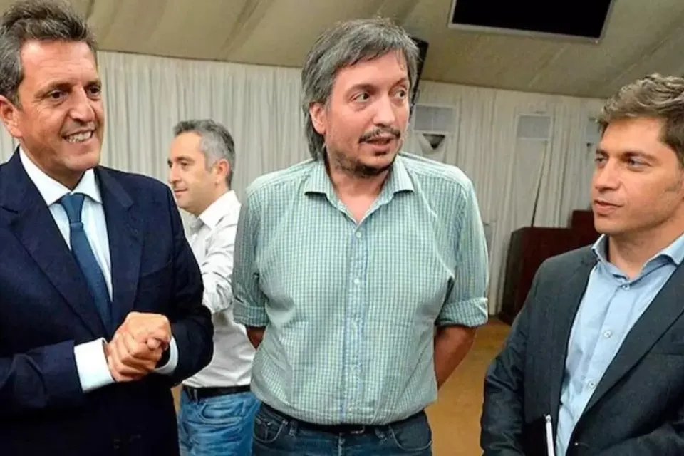 Kicillof, Massa y Máximo